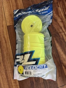 Proline Velocity VTR 4.0 Yellow Front Or Rear Zero Offset Wheels For 1:8 Truck - Picture 1 of 3