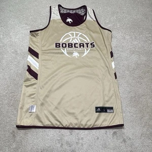 Texas State University Bobcats Basketball Jersey Mens Large Reversible Adidas - Picture 1 of 12