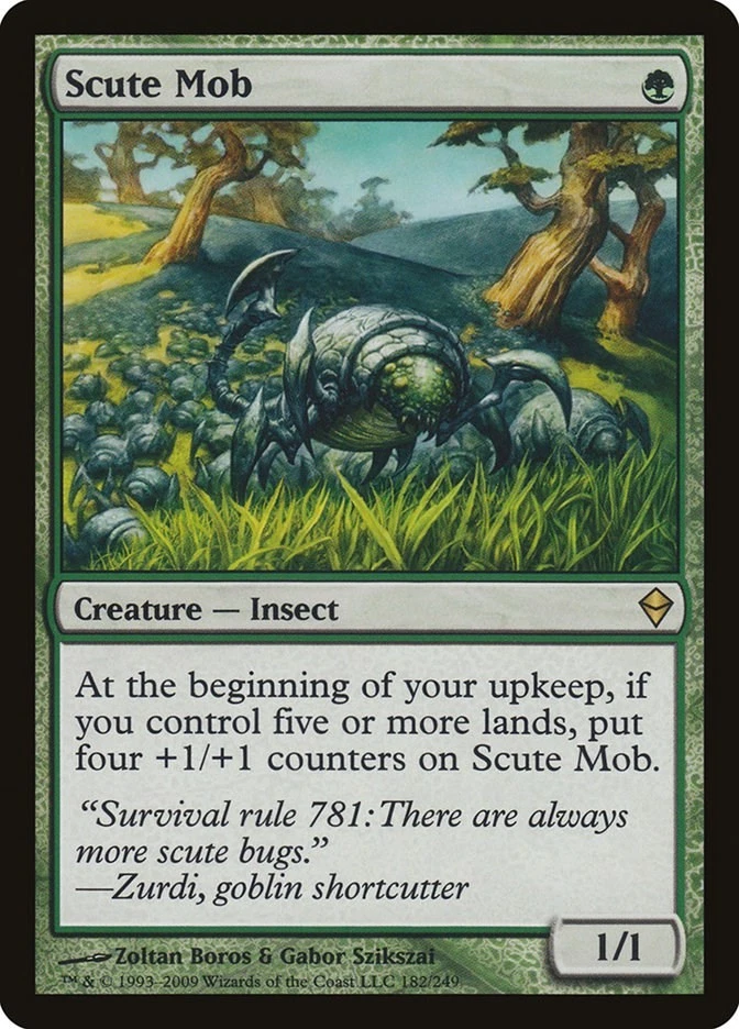 Scute Mob 182 LP Normal Zendikar MTG EN - Image 1 of 1
