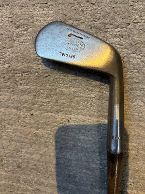 Tom Stewart St Andrews SF mashie 山核桃杆身高尔夫球杆 — 第 1/4 张图片