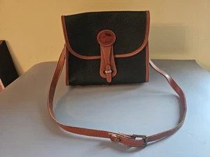 DOONEY & BOURKE GENUINE AWL PURSE SHOULDER STRAP CROSSBODY BAG Dark Green - Picture 1 of 9