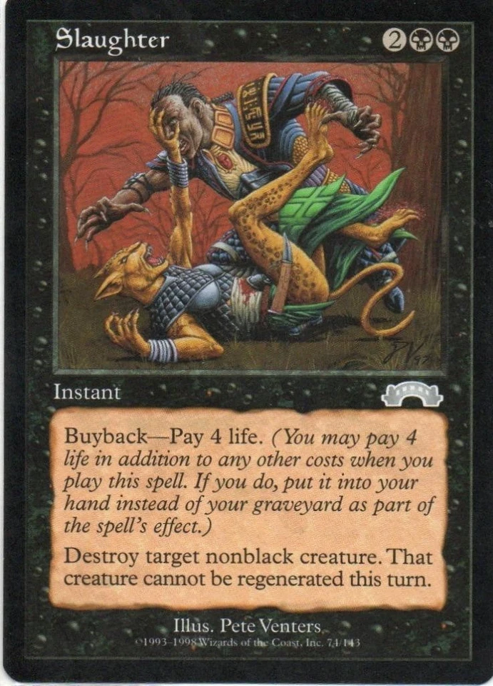 MTG: Exodus: Slaughter: Lightly Played Condition - Image 1 of 1