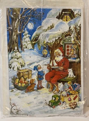 CALENDARIO DE ADVIENTO de colección Alemania Occidental RS Stuttgart Rohr Navidad Sobre original Foto 1 de 4
