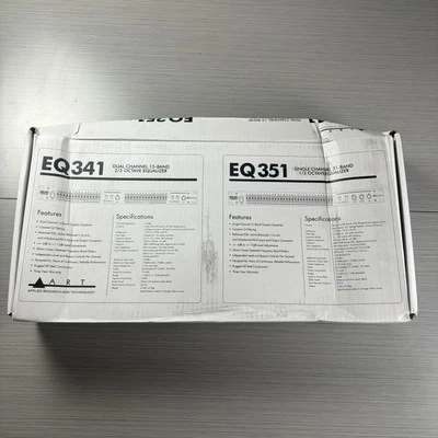 ART EQ351 Single Channel 31-Band 1/3 Octave Graphic Equalizer Rackmount New - Image 1 of 4