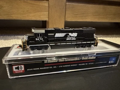Atlas N Scale Norfolk Southern NS GP38-2 5270 DCC ESU Loksound VERY RARE - Image 1 of 2