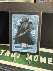 2025 Topps Marvel Mint Encased Blade #111 Black Refractor Minted 06/10 - Bild 1 von 2