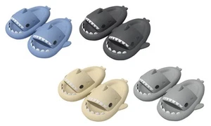 Shark Design Slippers – Quick Dry, Anti-Slip Comfort Slides for All Ages - Picture 1 of 10