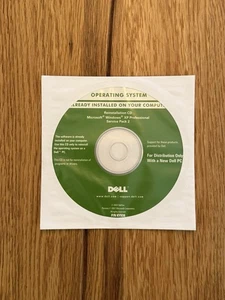 Dell Reinstall CD Microsoft Windows XP Professional Service Pack 2 KY938 - New - Picture 1 of 2