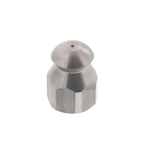 Erie Tools Button Nose 1/4" Sewer Jetter Drain Cleaning Nozzle 8.5 Orifice Size - Picture 1 of 3