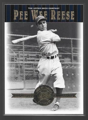 2001 Upper Deck Hall of Famers - Pee Wee Reese #15 Brooklyn Dodgers - Image 1 of 2
