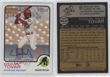 2022 Topps Heritage Minor League Edition Real One Ezequiel Tovar #ROA-ET Auto