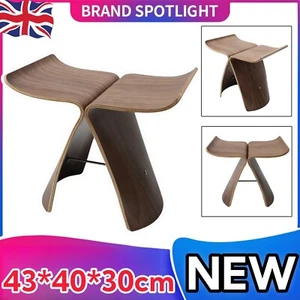 Solid Wood Chair Butterfly Stool Decorative Furniture Entrance Doorway Living UK - Picture 1 of 8