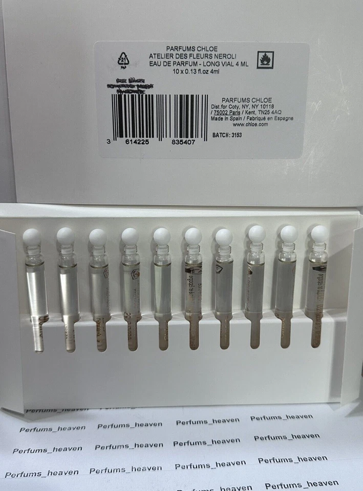 Chloé Chloe Atelier Des Fleurs Neroli Eau De Parfum Sample 4ml Ship