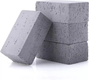 Grill Cleaning Brick Griddle Pumice Stone for Removing Stains Kit of 4 - Picture 1 of 7