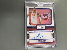 Jalen Green 2022/23 Panini One & One Team Titan Auto Autograph #19/49 Rockets A6