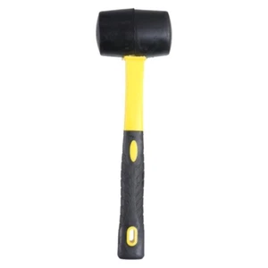 Rubber Hammer Small Rubber Mallet Soft Plastic Mallet Hammer Ergonomical Shaped - Picture 1 of 8