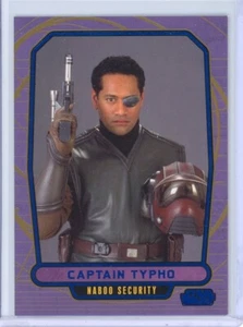 2012 Topps Star Wars Galactic Files 1 Capitán Typho lámina azul paralelo #137/350 - Imagen 1 de 2