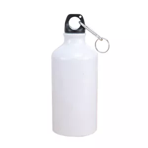 Botella de agua de aluminio recubierta en blanco 600 ml 1 pieza sublimación transferencia de prensa de calor - Imagen 1 de 5