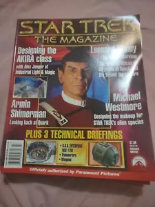Star Trek The Magazine July 1999 Leonard Nimoy Michael Westmore Armin Shimerman - Picture 1 of 3