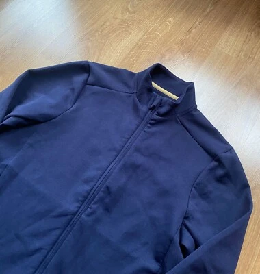 Robert Tallbot Evans 轨道夹克海军蓝 M 码全新带标签(男士/先生) — 第 1/4 张图片