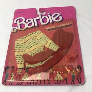 Barbie Bright And Breezy Fashions 1987 Mattel Puppenkleidung Neu Vintage - Bild 1 von 4
