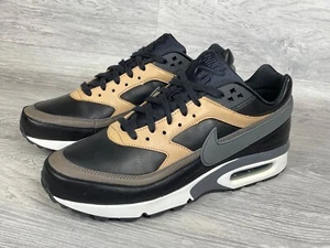 Nike Air Max BW Premium, nero, marrone chiaro, 819523-001, taglia UK 9, EU 44, US 10 - Foto 1 di 21