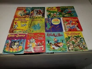 lot of 12 Whitman Tell-A-Tale Children's Books- 1953 - 1970 - Imagen 1 de 3