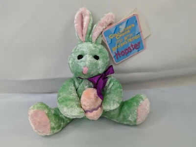 Dan Dee Green Hopster Rabbit Plush Easter Egg 5 Inch Stuffed Animal Toy - Image 1 of 4