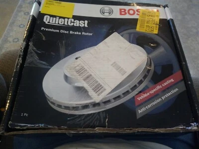 Rotor de freno de disco-Rotor QuietCast delantero Bosch 25010690 se adapta a Pontiac GTO 2004 Foto 1 de 3