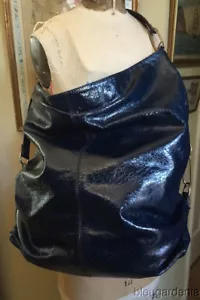 Genuine Designer Handbag ~ Lanvin, Paris ~ Made in Italy ~ Patent Leather - Picture 1 of 10