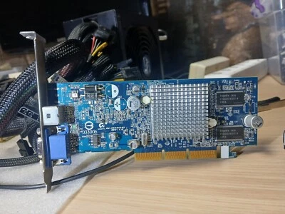 Vintage - GIGABYTE ATI RADEON 9200SE 128MB DDR - Good BUDGET RETRO AGP CARD - Image 1 of 4