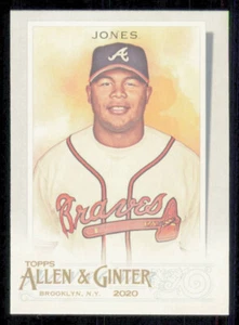 2020 Allen & Ginter Baseball #318 Andruw Jones SP Braves - Bild 1 von 4
