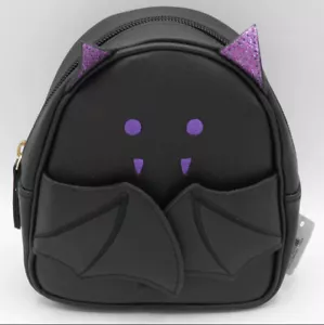 BATH & BODY WORKS BAT COSMETIC BAG PURPLE GLITTER WINGS NEW Rare & Sold out! - Picture 1 of 2