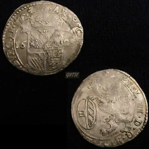 ESPAÑA, 50-FELIPE IV, 1 ESCALIN 1628, BRUSELAS, VICENTI 571, ESCASO - Imagen 1 de 1