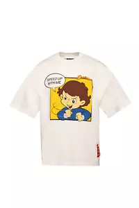 Ayrton Senna Official Formula 1 Oversized Senninha Logo Classic T-Shirt White - Picture 1 of 2
