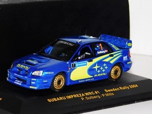 SUBARU IMPREZA WRX #1 P. SOLBERG RALLY SWEDEN 2004 IXO RAM139 1/43 - Picture 1 of 1