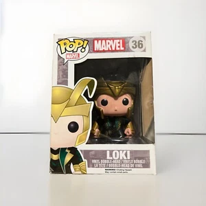 Funko Pop Marvel Loki #36 w/ Helmet (Vaulted) - Picture 1 of 3