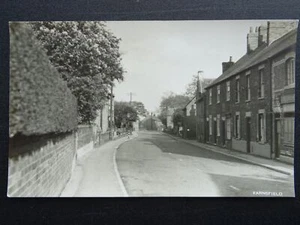 Nottingham Newark FARNFIELD Main St. showing J.W. Robinson Shop Old RP Postcard - Picture 1 of 2