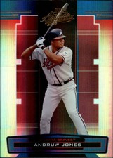 2005 Absolute Memorabilia Atlanta Braves Baseball Card #1 Andruw Jones