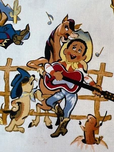 Tela RARA Into The West por Jackie Jones Marcus Bros Retro Cowboys 30 L x 45” W - Imagen 1 de 8
