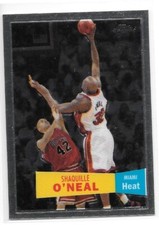 SHAQUILLE O'NEAL 2007-08 TOPPS CHROME 1957-58 VARIATION 32 LAKERS HEAT HOF MVP