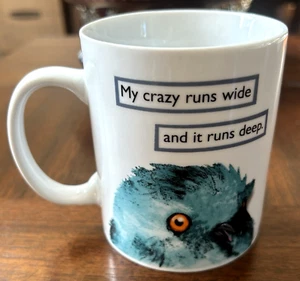 Taza de café Troubled Birds Mockingbird Crazy Blue Bird Lover taza de té - Imagen 1 de 5
