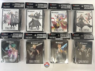 complete-8packSet Magic The Gathering FINAL FANTASY Players Card sleeves MTG - Image 1 of 4