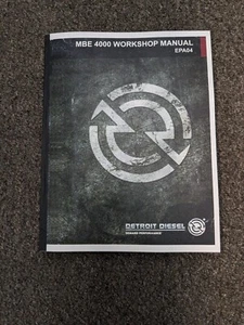 Manual de reparación de servicio del motor Mercedes Benz MBE 4000 2002-2003 Detroit diésel - Imagen 1 de 1