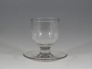 Base de cenicero de cristal de vidrio decorativo vintage c.1930 - Imagen 1 de 3
