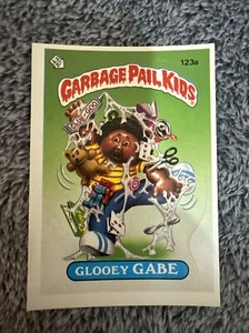 Garbage Pail Kids Glooey Gabe 123A No Copyright error card - Picture 1 of 2