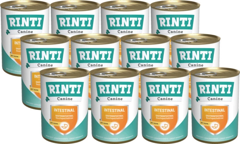 Rinti Canine Intestinal Huhn 12 x 400g | Gastrointestinal | Leicht verdaulich - Bild 1 von 1