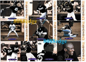 1995 UPPER DECK MINOR LEAGUE ONE ON ONE: MICHAEL JORDAN - COMPLETE 10 CARD SET - Picture 1 of 2