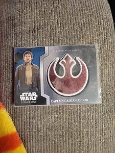 2016 Star Wars: Rogue One: Mission Briefing Captain Cassian Andor #10 Patch 2k3 - Picture 1 of 1