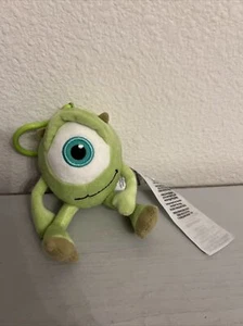 MONSTERS INC MIKE WAZOUSKI KEYCHAIN STUFFED PLUSH TOY (PRE-OWNED) - Picture 1 of 9